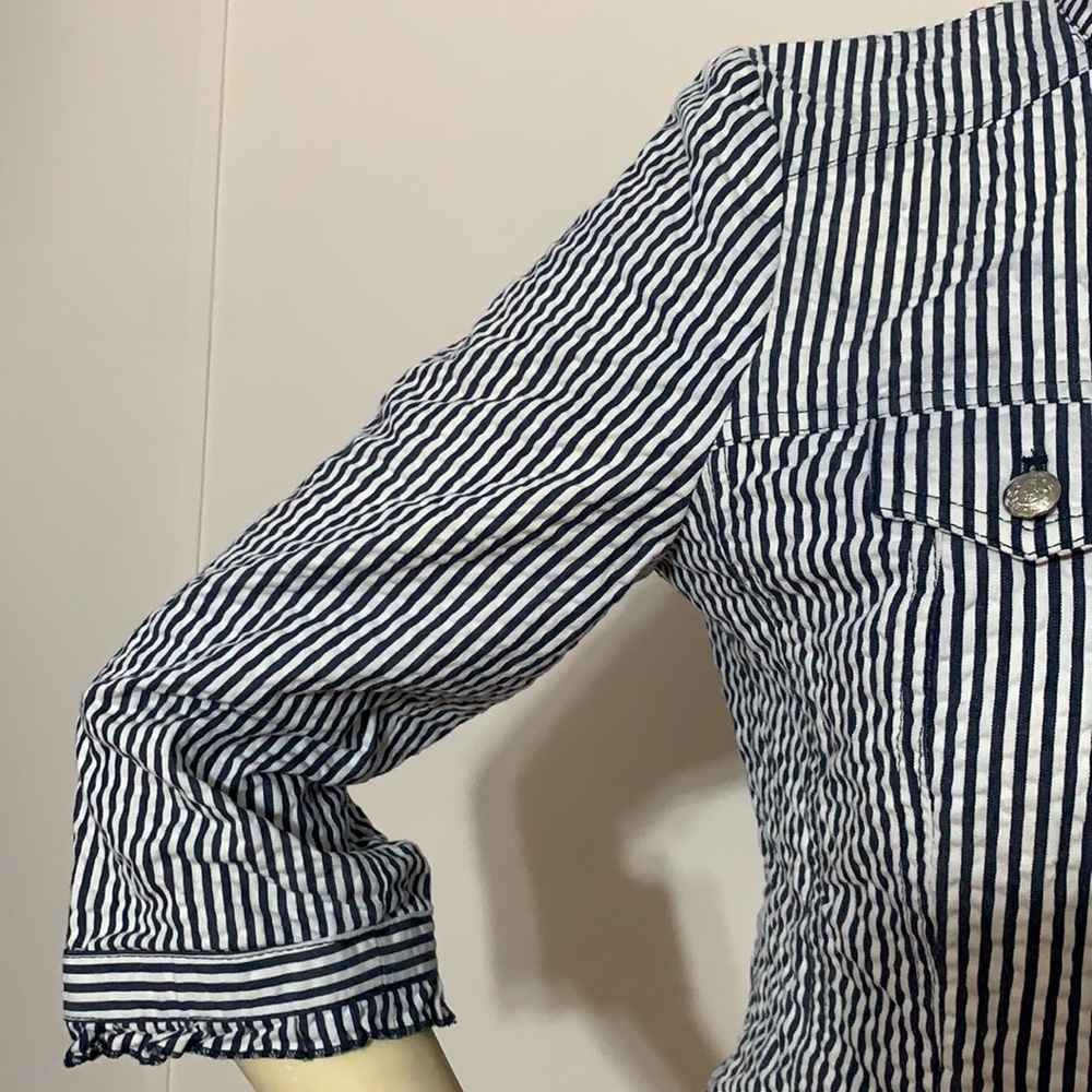 SANDRO Striped Jacket - Picture 5 of 9